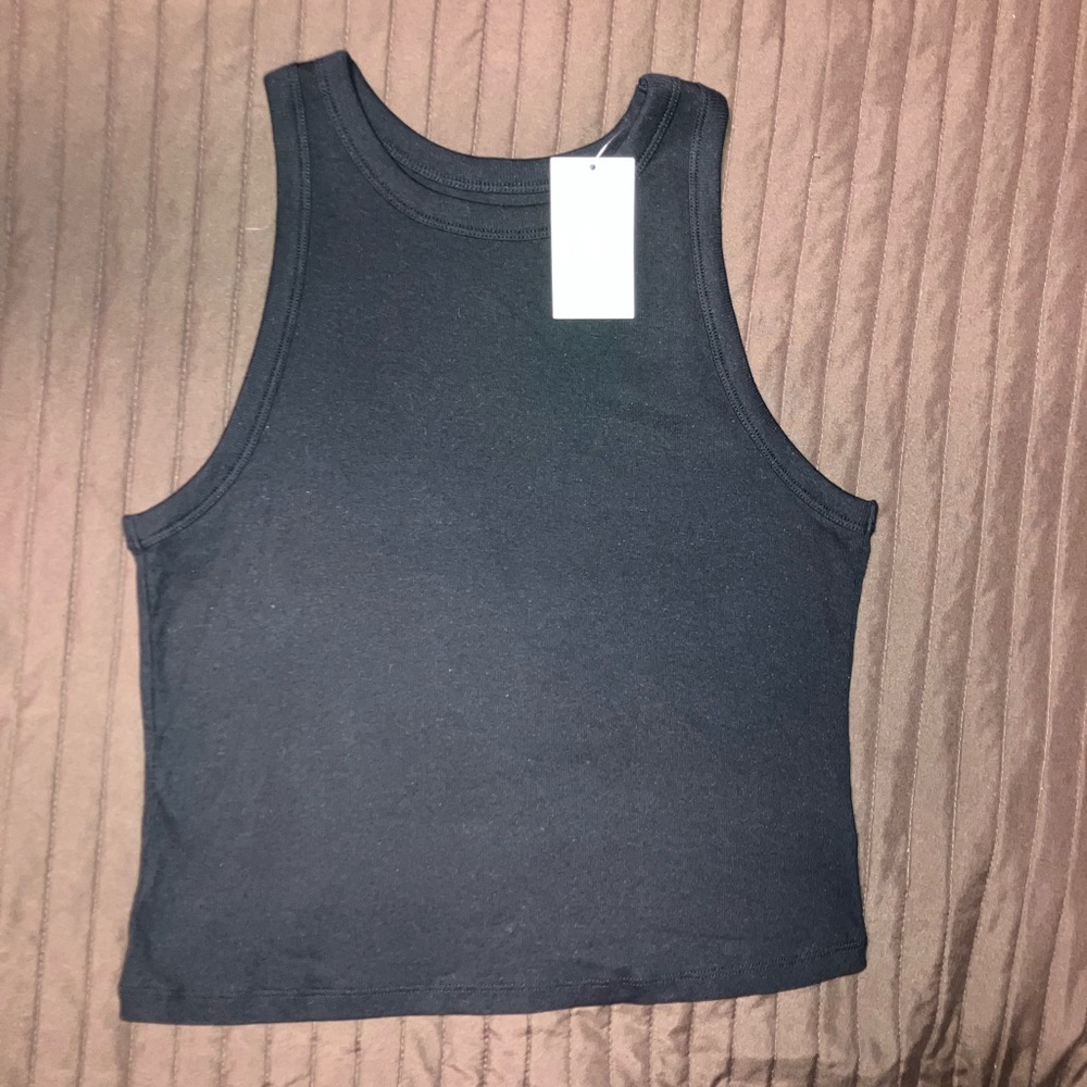 a new day Classic Black Tank Top